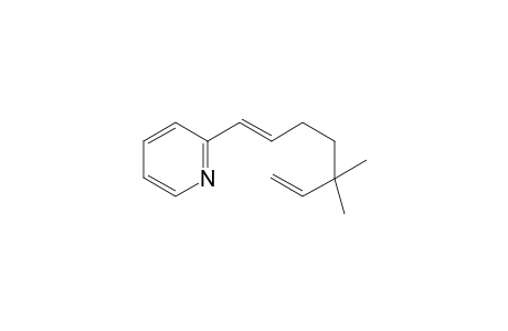2-[(1E)-5,5-dimethylhepta-1,6-dienyl]pyridine