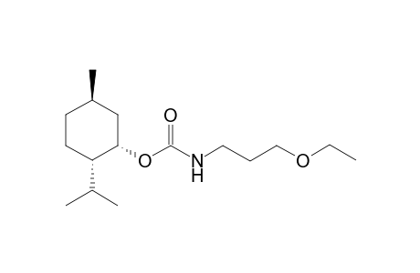 [(1S,2S,5R)-2-isopropyl-5-methyl-cyclohexyl] N-(3-ethoxypropyl)carbamate