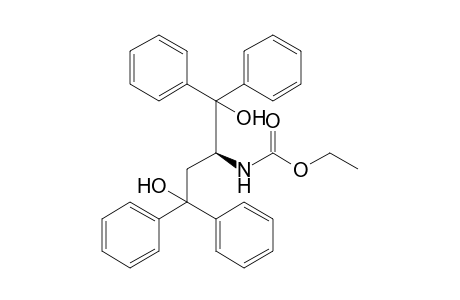 (2S)-2-Ethoxycarbonylamino-1,1,4,4-tetraphenylbutane-1,4-diol