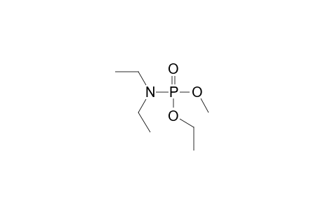 N-[ethoxy(methoxy)phosphoryl]-N-ethyl-ethanamine