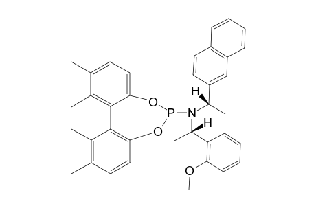 O,O'-(S)-(5,5',6,6'-TETRAMETHYL-BIPHENYL-2,2'-DIYL)-N,N-[(S)-1-(NAPHTHALEN-2-YL)-ETHYL]-[(S)-1-(2-METHOXYPHENYL)-ETHYL]-PHOSPHORAMIDITE