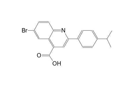 6-bromo-2-(4-isopropylphenyl)-4-quinolinecarboxylic acid