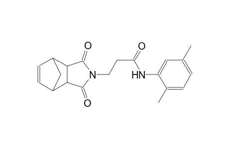 N-(2,5-dimethylphenyl)-3-(1,3-dioxo-3a,4,7,7a-tetrahydro-1H-4,7-methanoisoindol-2(3H)-yl)propanamide