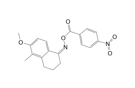1,2,3,4-Tetrahydro-6-methoxy-5-methyl-naphthalen-1-one, (4-nitrobenzoyl)oxime