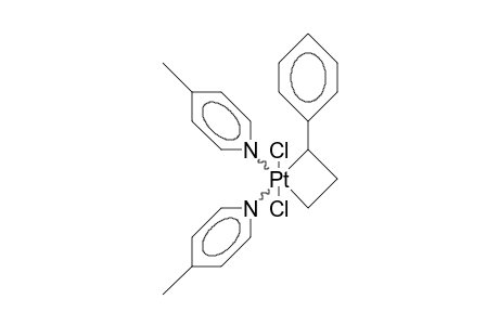 Dichloro-bis(4-methyl-pyridine)-(1-phenylpropane-1,3-diyl)platinum