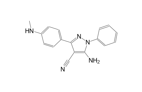 5-amino-3-[4-(methylamino)phenyl]-1-phenyl-1H-pyrazole-4-carbonitrile