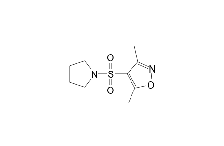 3,5-dimethyl-4-[(1-pyrrolidinyl)sulfonyl]isoxazole