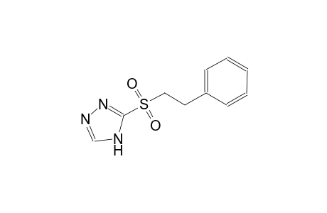4H-1,2,4-triazole, 3-[(2-phenylethyl)sulfonyl]-
