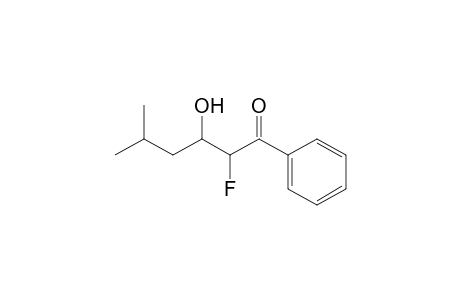 2-Fluoro-3-hydroxy-5-methyl-1-phenylhexan-1-one