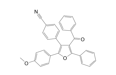 4-(4-benzoyl-2-(4-methoxyphenyl)-5-phenylfuran-3-yl)benzonitrile