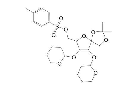 1,2-O-isopropylidene-3,4-bis-O-(tetrahydropyran-2-yl)-6-O-tosyl-.beta.,D-fructofuranose