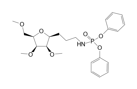 4,7-Anhydro-1,2,3-trideoxy-1-[(diphenoxyphosphoryl)amino]-5,6,8-tri-O-methyl-D-altro-octitol
