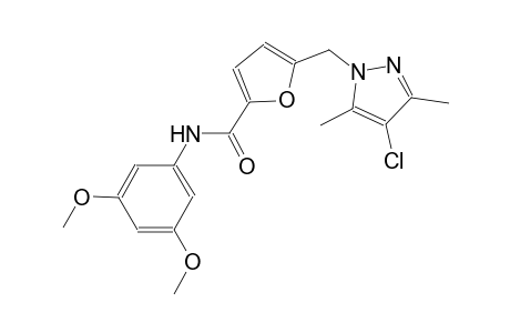 5-[(4-chloro-3,5-dimethyl-1H-pyrazol-1-yl)methyl]-N-(3,5-dimethoxyphenyl)-2-furamide