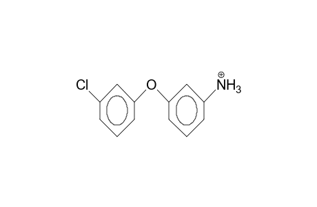 3-(3-Chloro-phenoxy)-anilinium cation