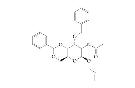 ALLYL-2-ACETAMIDO-3-O-BENZYL-4,6-O-BENZYLIDENE-2-DEOXY-BETA-D-ALLOPYRANOSIDE