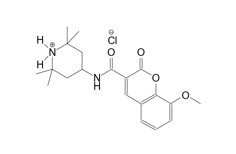 piperidinium, 4-[[(8-methoxy-2-oxo-2H-1-benzopyran-3-yl)carbonyl]amino]-2,2,6,6-tetramethyl-, chloride