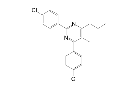 2,4-bis(4-chlorophenyl)-5-methyl-6-propylpyrimidine