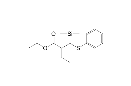 Ethyl 2-[phenylthio(trimethyldilyl)methyl]butanoate