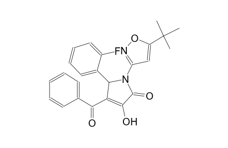 2H-pyrrol-2-one, 4-benzoyl-1-[5-(1,1-dimethylethyl)-3-isoxazolyl]-5-(2-fluorophenyl)-1,5-dihydro-3-hydroxy-