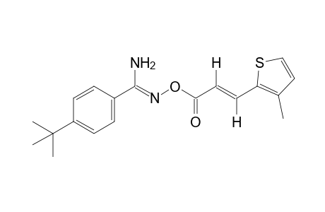 trans-p-tert-butyl-O-[3-(3-methyl-2-thienyl)acryloyl]benzamidoxime