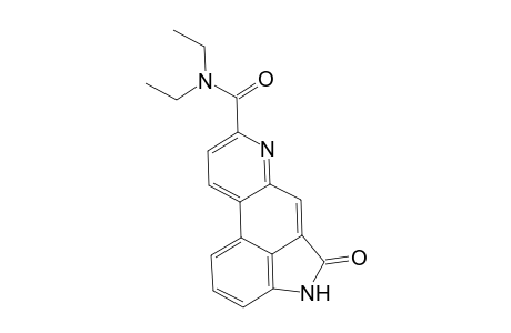 8-[N,N-Diethylcarbamoyl]-2-oxo-2H-indolo[4,3-fg]quinoline