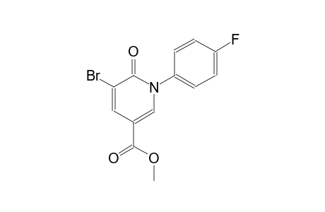 methyl 5-bromo-1-(4-fluorophenyl)-6-oxo-1,6-dihydro-3-pyridinecarboxylate