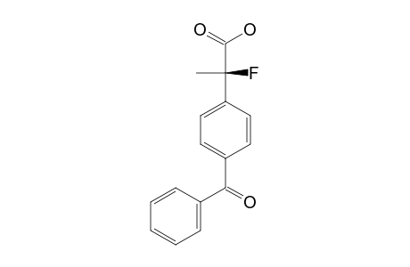 (R)-(-)-2-FLUORO-2-[3-(PHENYLCARBONYL)-PHENYL)-PROPIONIC-ACID