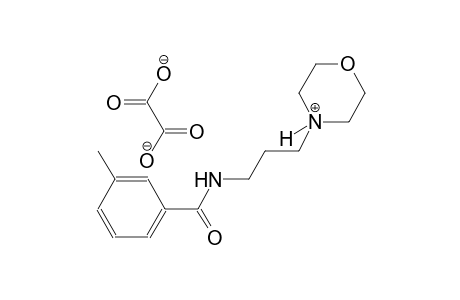 4-(3-(3-methylbenzamido)propyl)morpholin-4-ium oxalate