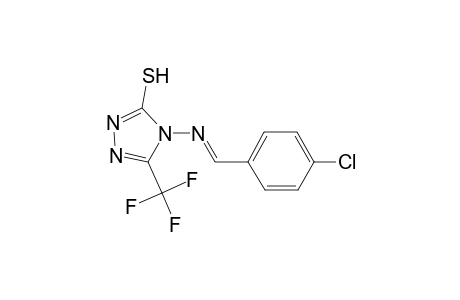 4-[(4-Chloro-benzylidene)-amino]-5-trifluoromethyl-4H-[1,2,4]triazole-3-thiol