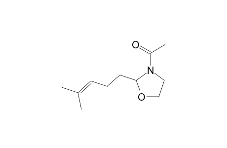 3-ACETYL-2-(4'-METHYL-3'-PENTENYL)-OXAZOLIDINE;(ISOMER-1)