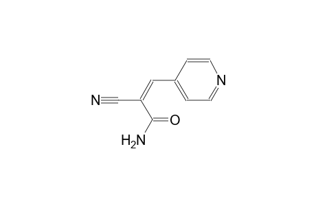 (2Z)-2-cyano-3-(4-pyridinyl)-2-propenamide