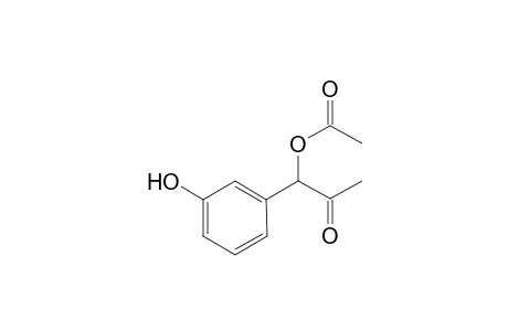 1-(3-Hydroxyphenyl)-2-oxopropyl acetate
