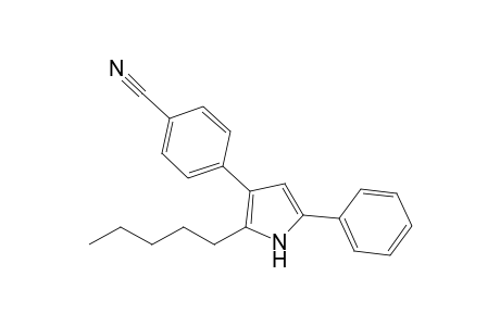 4-(2-Pentyl-5-phenyl-1H-pyrrol-3-yl)benzonitrile