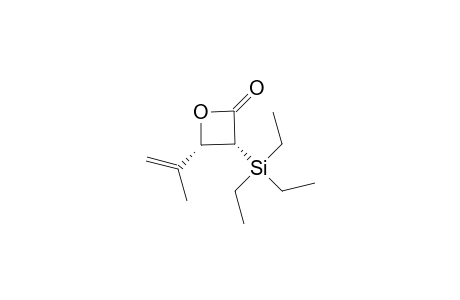 (3R,4S)-1-(Triethylsilyl)-4-isopropenyl-oxetan-2-one