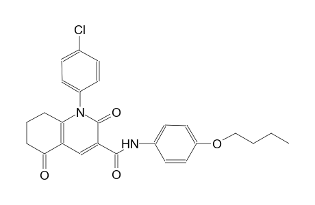 3-quinolinecarboxamide, N-(4-butoxyphenyl)-1-(4-chlorophenyl)-1,2,5,6,7,8-hexahydro-2,5-dioxo-