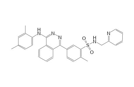 benzenesulfonamide, 5-[4-[(2,4-dimethylphenyl)amino]-1-phthalazinyl]-2-methyl-N-(2-pyridinylmethyl)-