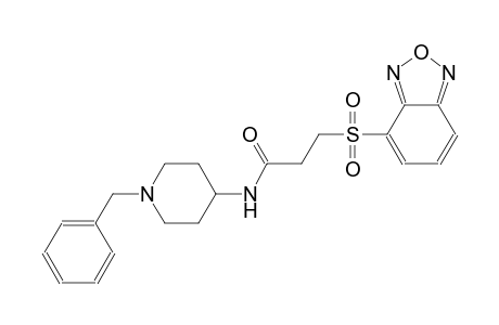 propanamide, 3-(2,1,3-benzoxadiazol-4-ylsulfonyl)-N-[1-(phenylmethyl)-4-piperidinyl]-