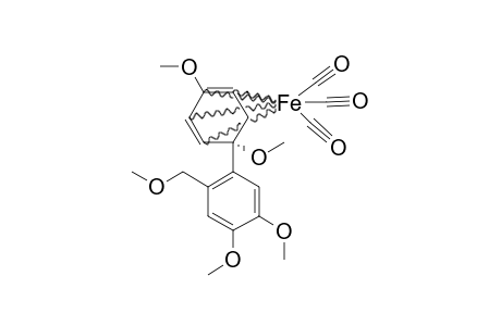 (+/-)-TRICARBONYL-[(1,2,3,4-ETA)-5-ALPHA-[4',5'-DIMETHOXYPHENYL-2'-(METHOXYMETHYL)-PHENYL]-2,5-BETA-DIMETHOXY-1,3-CYCLOHEXADIENE]-IRON-(0)
