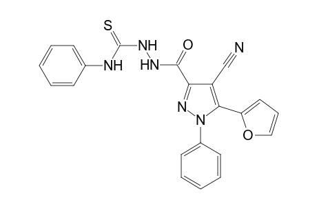 1-[{4-Cyano-5-(2-furyl)-1-phenylpyrazol-3-yl}carbonyl]-4-phenylthiosemicarbazide