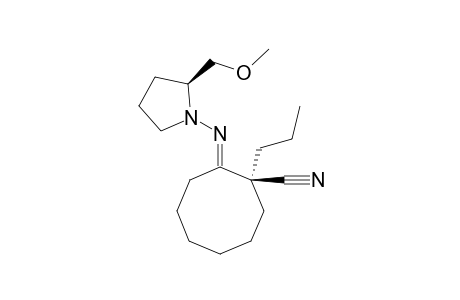 (S,S)-1-(2-Cyano-2-propycylclooctylideneimino)-2-methoxymethylpyrrolidine