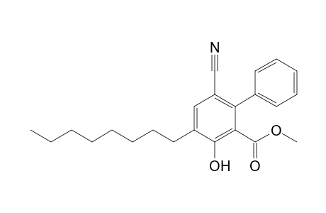 Methyl 6-Cyano-3-hydroxy-4-octylbiphenyl-2-carboxylate