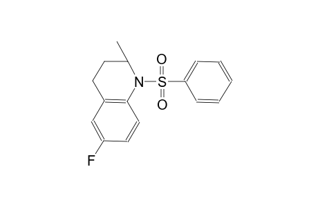 6-fluoro-2-methyl-1-(phenylsulfonyl)-1,2,3,4-tetrahydroquinoline