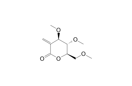 3,4,6-Tri-O-methyl-2-deoxy-2-methylene-D-arabinohexono-1,5-lactone