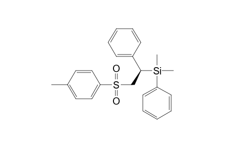(+)-(R)-2-(dimethylphenylsilyl)-2-phenylethyl p-tolyl sulfone