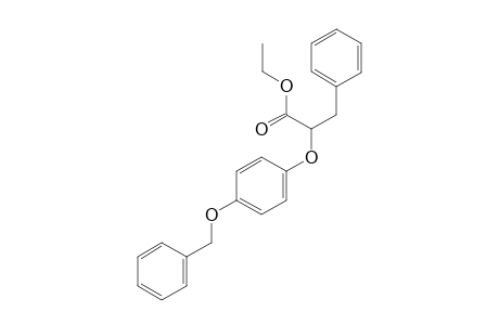 Ethyl 2-(4-benzyloxy-phenoxy)-3-phenyl-propanoate