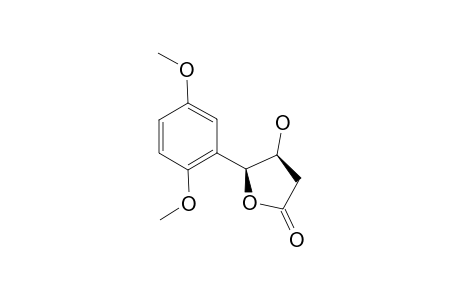 (4S,5S)-4-HYDROXY-5-(2',5'-DIMETHOXYPHENYL)-4,5-DIHYDROFURAN-2(3H)-ONE