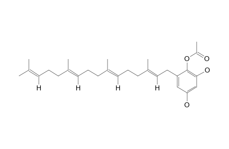 1-Acetoxy-6-(geranyl-geranyl)-2,4-dihydroxybenzene