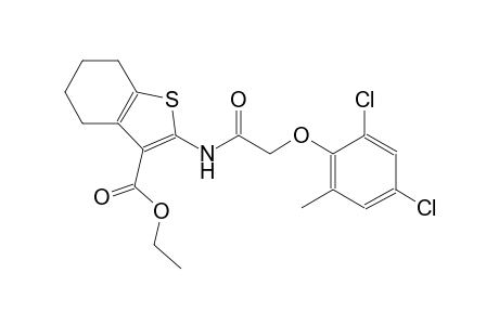 benzo[b]thiophene-3-carboxylic acid, 2-[[(2,4-dichloro-6-methylphenoxy)acetyl]amino]-4,5,6,7-tetrahydro-, ethyl ester