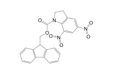 5,7-Dinitro-2,3-dihydroindole-1-carboxylic acid 9H-fluoren-9-ylmethyl ester