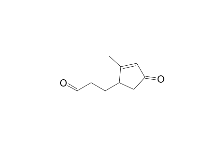 2-Cyclopentene-1-propanal, 2-methyl-4-oxo-, (.+-.)-
